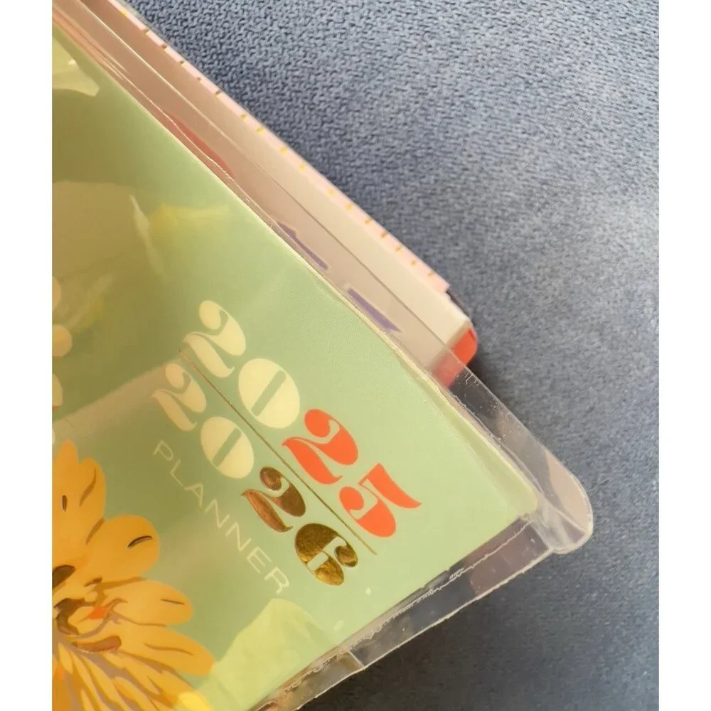 17 Month Planner ZINNIA GARDEN Aug 2025 -Dec 2026 Weekly Planning Note Page Gift